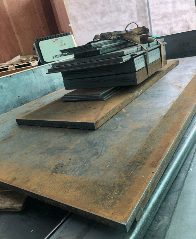 hydraulic press frame material