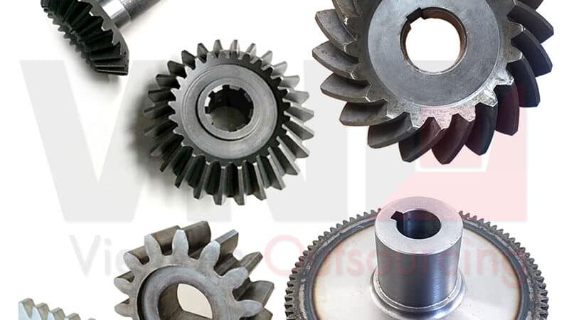 Agricultural machine gears