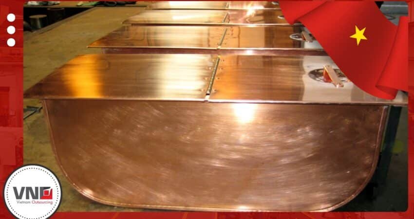 Forming Copper Sheet Metal in Vietnam